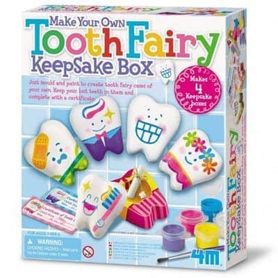 יצירה- ערכה יצור קופסאות לפית השיניים 4M