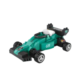 הרכבה של מכונית מירוץ ירוקה | LOZ