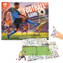 חוברת מדבקות Football Game | טופ מודל