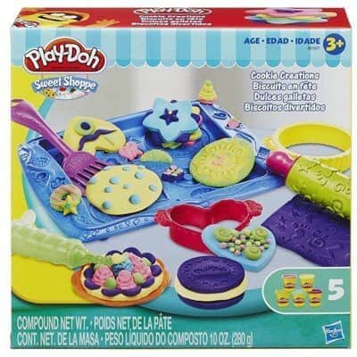 פליידו Play Doh יצירות במטבח -יוצרים עוגיות