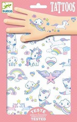 קעקועים-חד קרן מנצנץ |Djeco