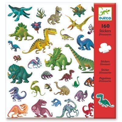160 מדבקות דינו |Djeco