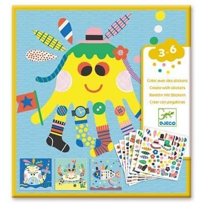 תמונות ממדבקות יצורי ימיים|Djeco