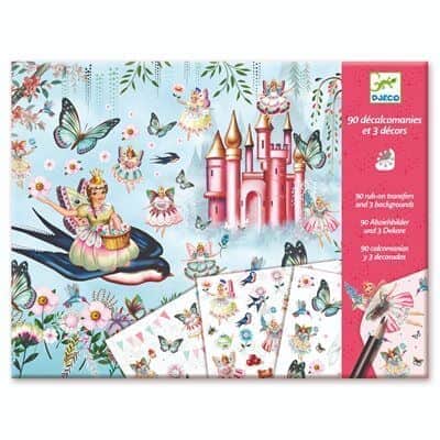 הדבקה עם עפרון ארץ הפיות | Djeco