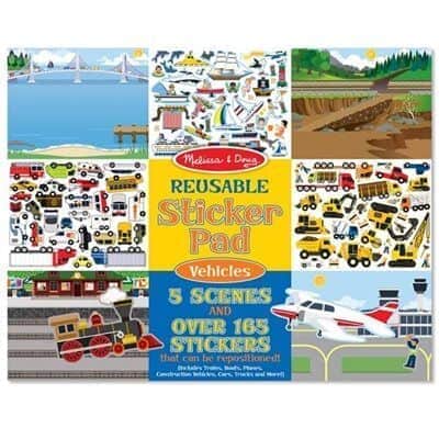 חוברת מדבקות כלי רכב | מליסה אנד דאג